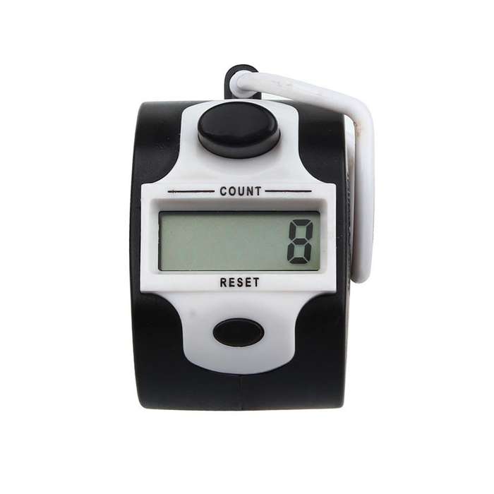 Portable Five-digit Manual Press Electronic Counter(Random Color Delivery)