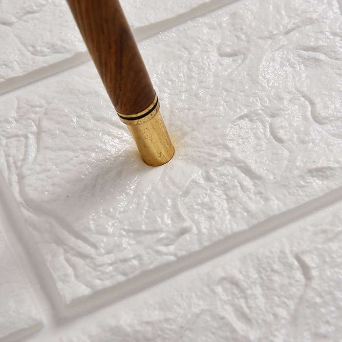 2 PCS Self Adhesive Waterproof TV Background Brick Wallpapers 3D Wall Sticker Living Room Wallpaper