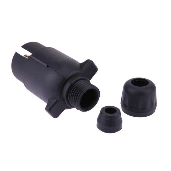 7 Pin Car Trailer Plug Socket 7-Pole Wiring Connector 12V Towbar Towing Caravan Truck Plug Car Elect