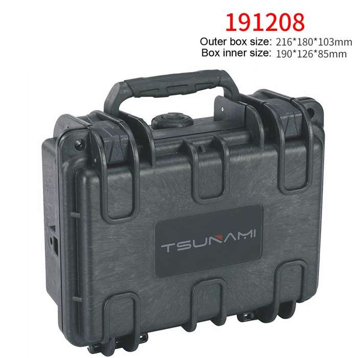 TSUNAMI Multifunctional Instrument Box Safety Protection Box Waterproof Plastic Hardware Tool Box, S
