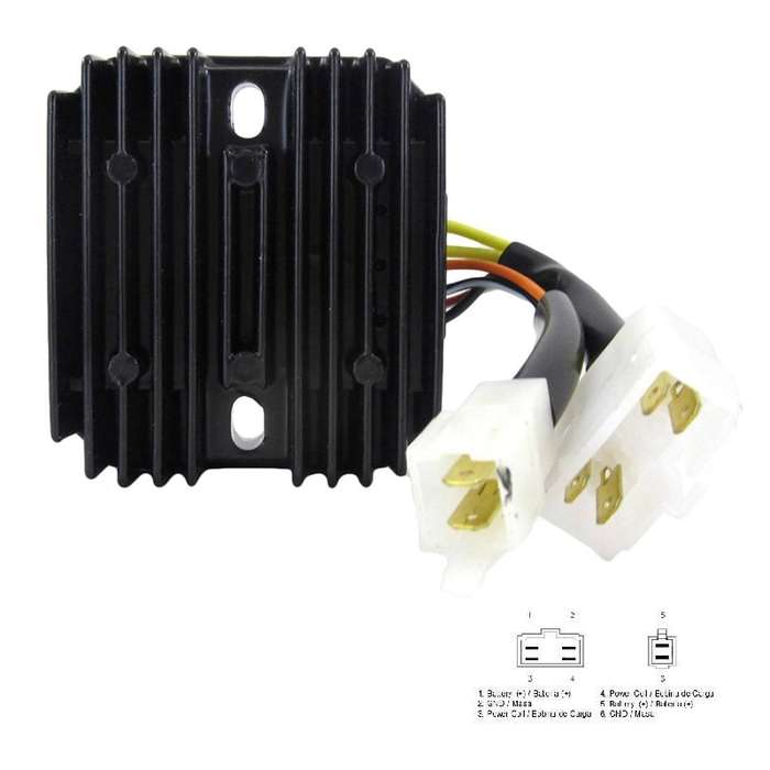 2002.21 Motorcycle Rectifier For Kawasaki AM109462 21066-2071 SH637-12