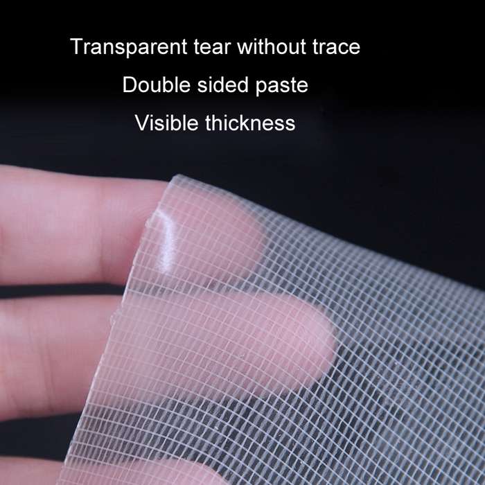 10pcs 20mm x 1m 0.8mm Thick Strong Nano-grid Carpet Fixing Double Sided Non-marking Tape