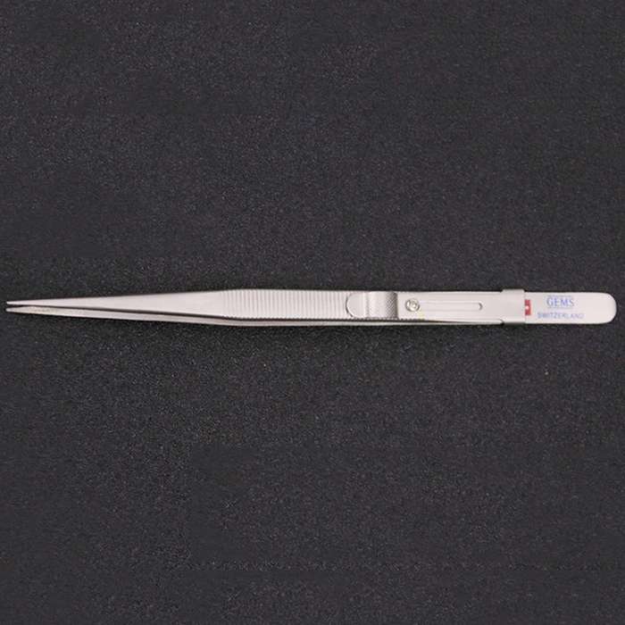 Non-Slip Diamond Tweezers Jewelry Tweezers Elastic Stainless Steel Gem Diamond Clips Durable Tools T