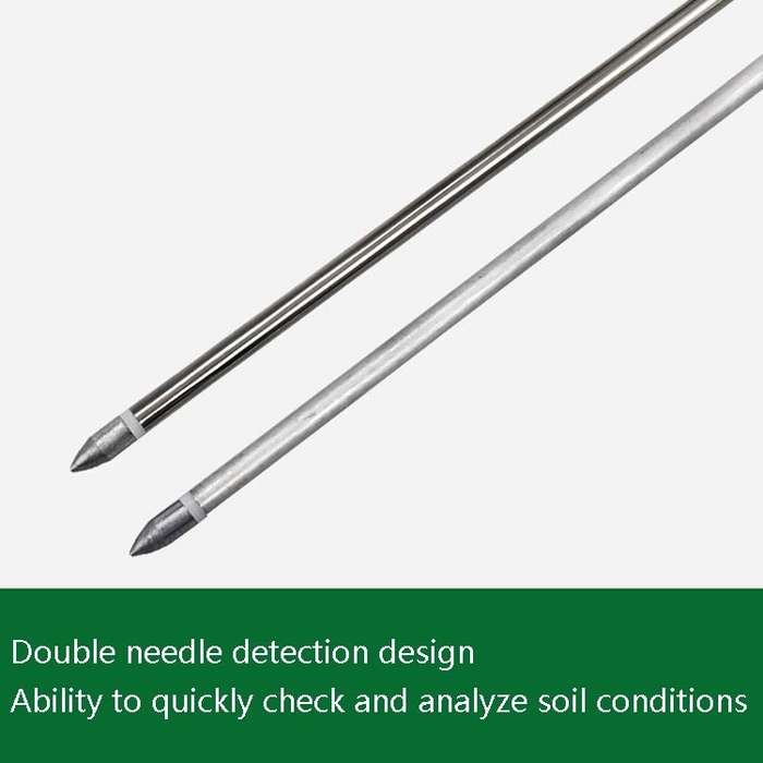 3 In 1 Soil Detector PH Value Light Intensity Test Pen Round Head Soil Dry Moisture Meter