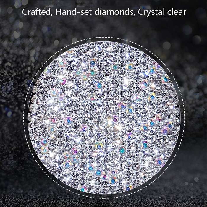 Diamond Car Gourd Key Case Car Key Case(Purple Diamond)