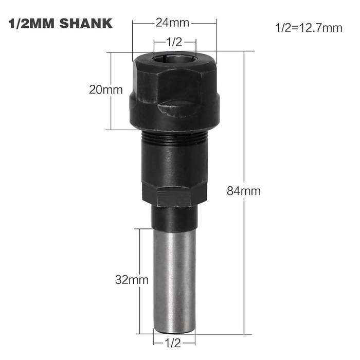 Engraving And Trimming Machine Extension Rod, Style: 1/2 inch Handle