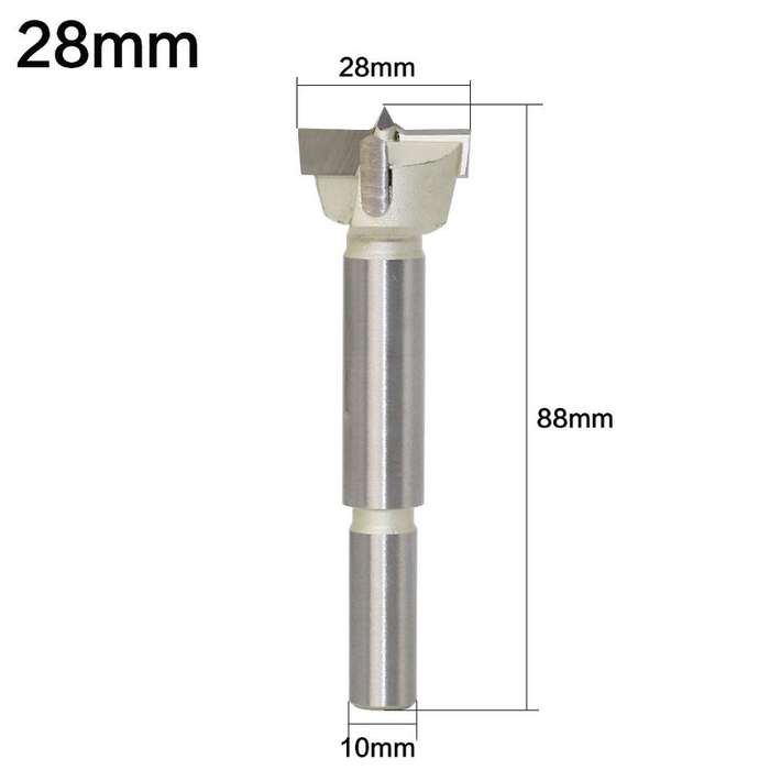28mm Woodworking Drill Bit Hole Opener Round Lengthened Wooden Door Drill