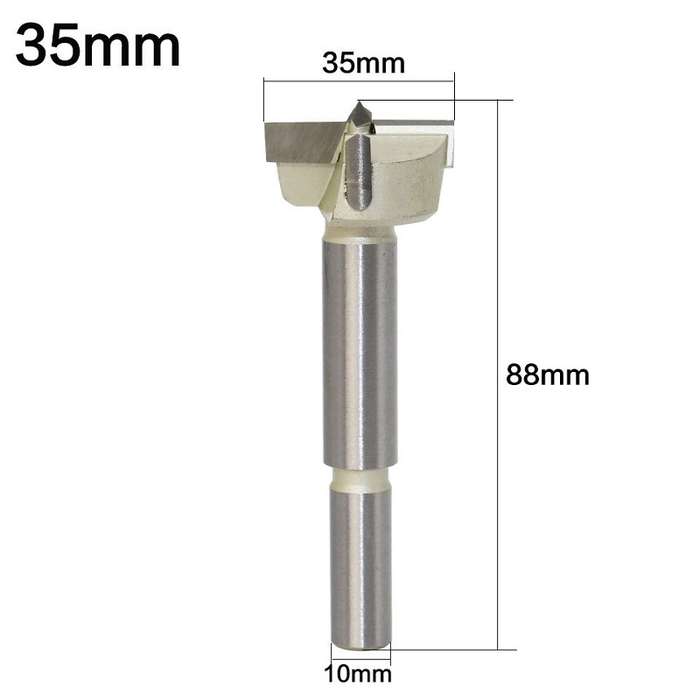 35mm Woodworking Drill Bit Hole Opener Round Lengthened Wooden Door Drill