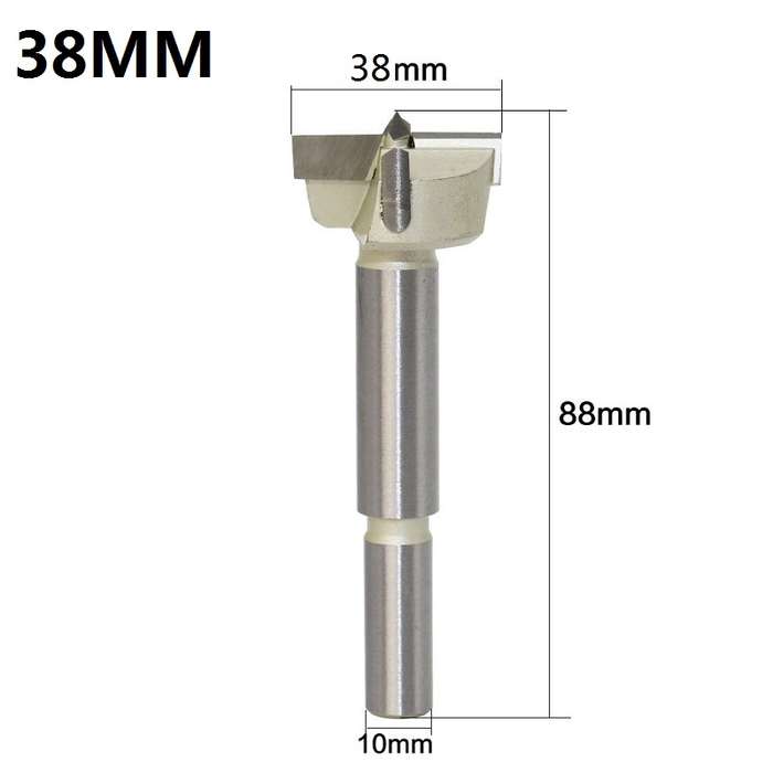 38mm Woodworking Drill Bit Hole Opener Round Lengthened Wooden Door Drill