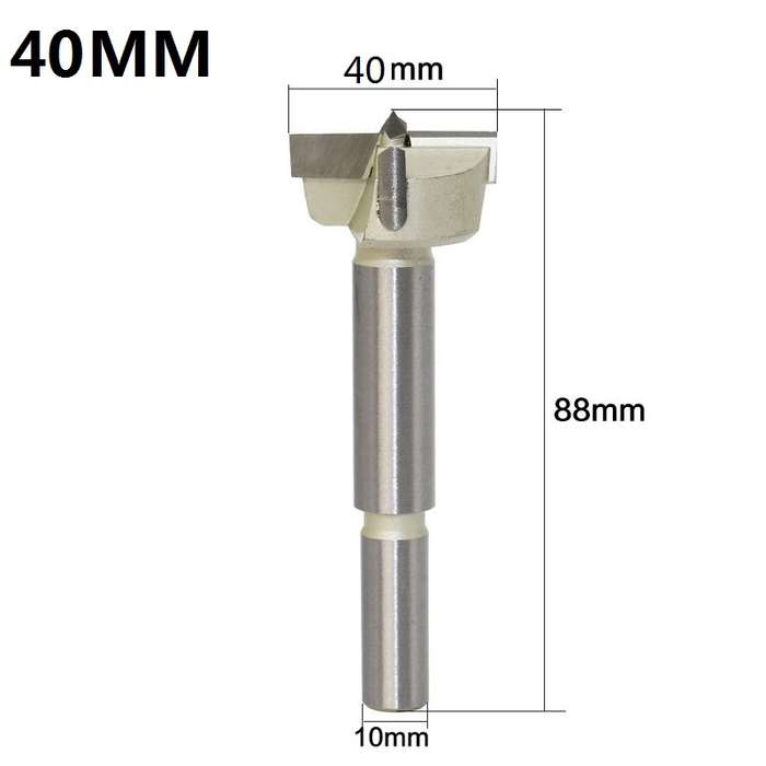 40mm Woodworking Drill Bit Hole Opener Round Lengthened Wooden Door Drill