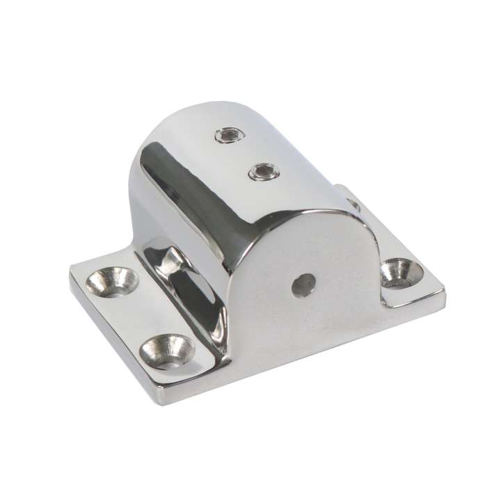 Stainless Steel Square Tube Seat Yacht Tube Seat Ship Accessories, Specification: 25mm 1inch