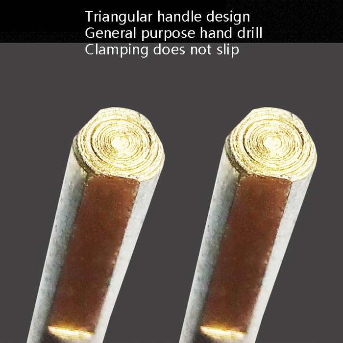 8mm Titanium-Plated King Drill Porcelain Brick Glass Brick Drill Punched Twist Triangle Drill