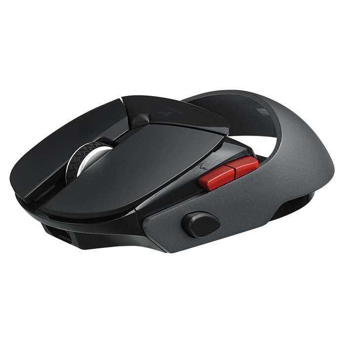 Rapoo VT960 1600 DPI 7 Keys Dual Mode Macro Programmable Symphony RGB Backlit Wireless Gaming Mouse(