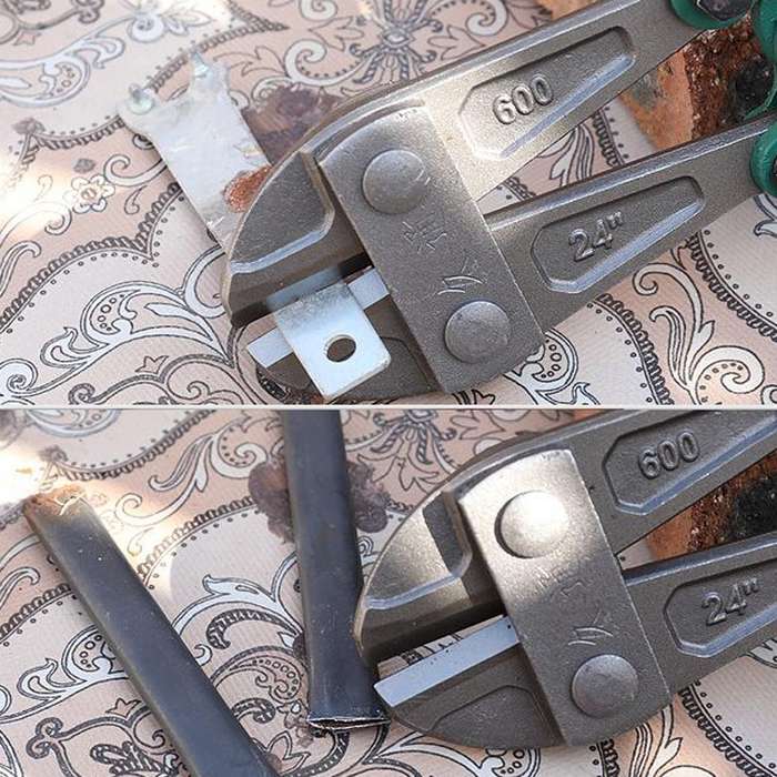 14 inch  T8 Manganese Steel Manual Heavy-Duty Steel Wire Reinforcement Bolt Cutters Non-Slip And La