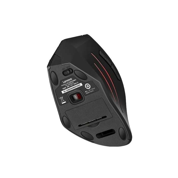Lenovo Thinkbook Wireless Mouse Ergonomic Design Side Grip Mice