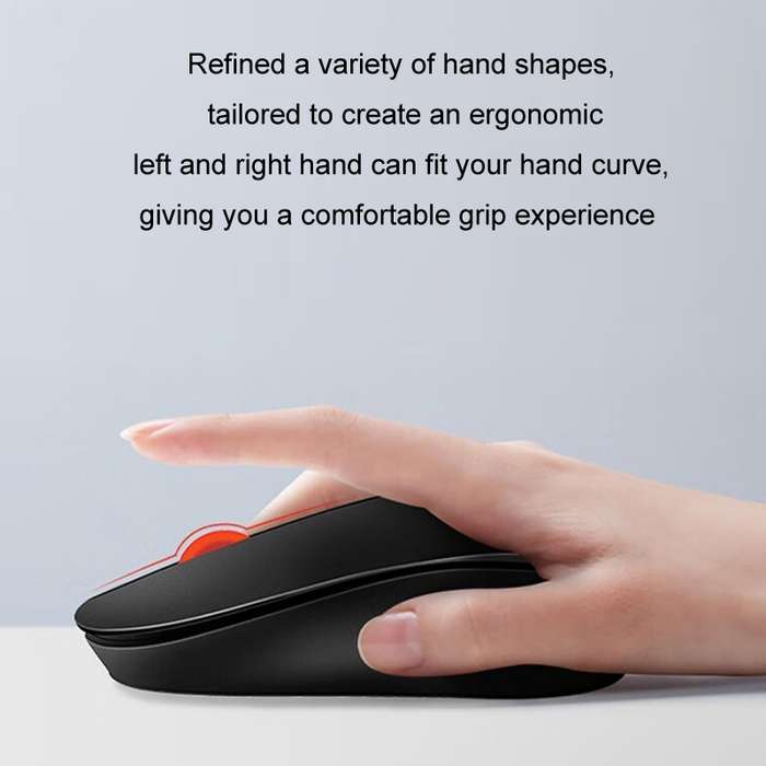 Lenovo Thinkplus M80 Office Lightweight Ergonomic Laptop Mouse, Specification: Wireless