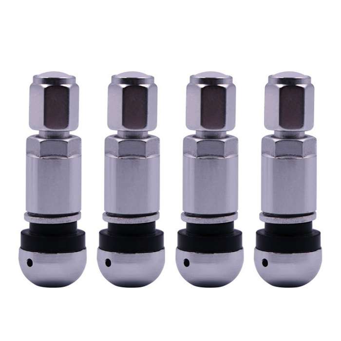 10 Sets Car Tire Air Nozzle Aluminum Alloy Vacuum Tire Hub Car Tire Valve Core Explosion-Proof Unive