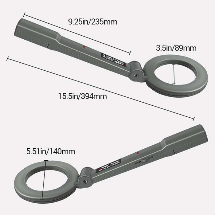 ANENG DM3004 Handheld Metal Detector High-Precision Sensitivity Station Airport Detection Scanning