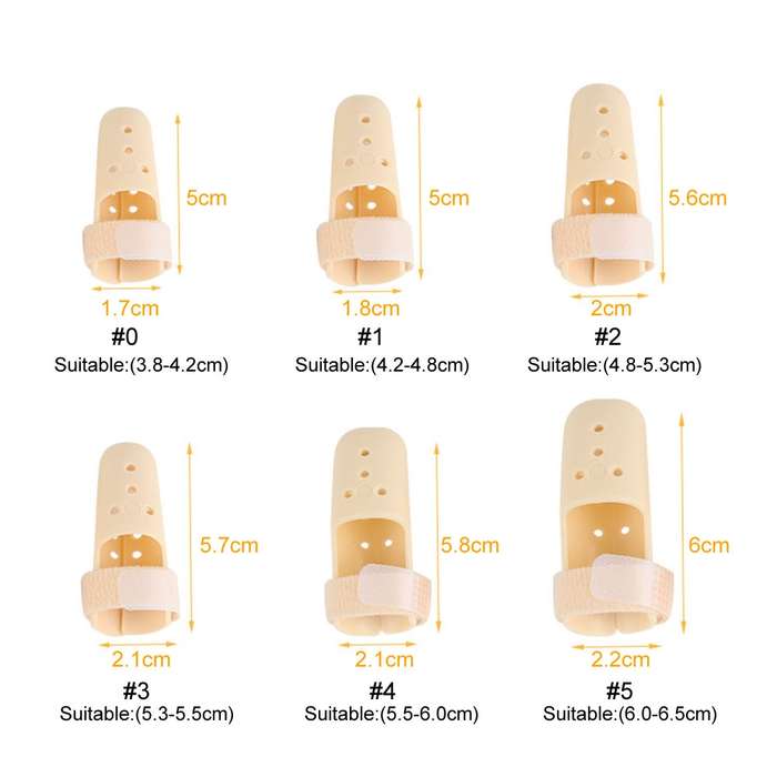 4 PCS Finger Splint Brace Adjustable Finger Support Protector For Fingers Arthritis Joint Finger In