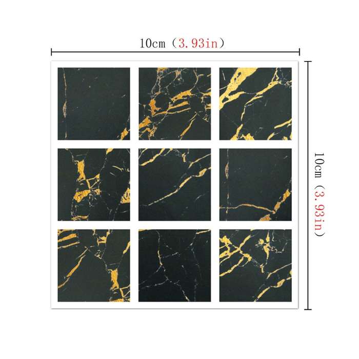 20 PCS / Set Kitchen Stove Oil-Proof Sticker Ceramic Tile Decoration Self-Adhesive Wall Sticker, Sp
