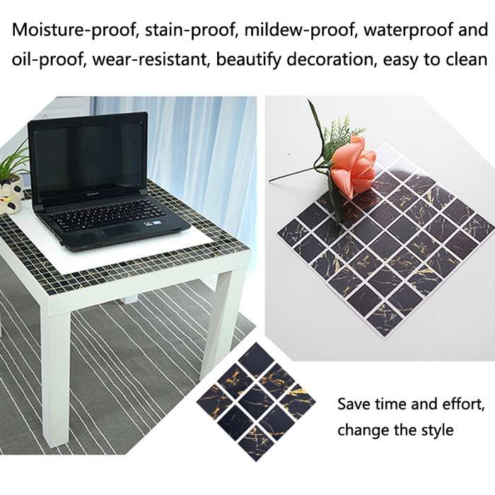 20 PCS / Set Kitchen Stove Oil-Proof Sticker Ceramic Tile Decoration Self-Adhesive Wall Sticker, Sp