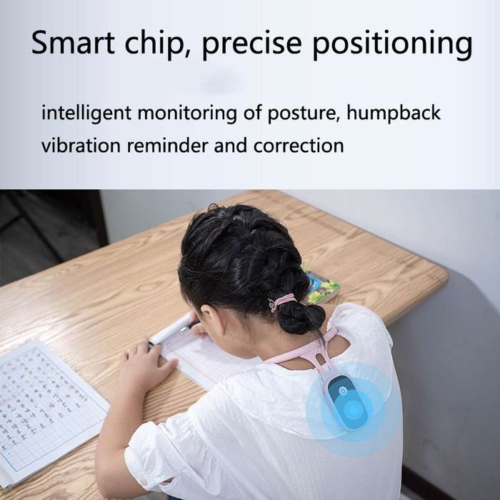 Children Intelligent Posture Correction Vibration Reminder Hunchback Correction Belt Hanging Neck I