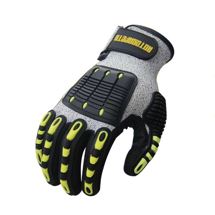 ROTOSAFETY RZT-HFZ20 Shock-Proof Anti-Smashing Anti-Cutting Anti-Collision Gloves TPR Mechanical Mai