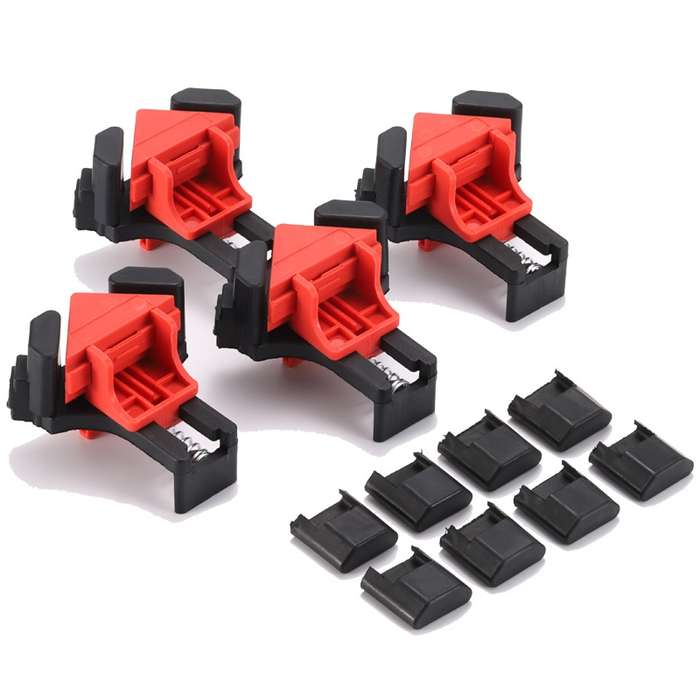 4 PCS/Set 90 Degree Woodworking Right Angle Clip(OPP Bag)