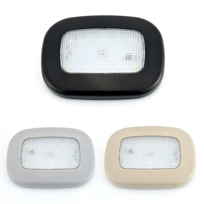 Y-975 Car Reading LED Trunk Light(Black Shell - White Light)