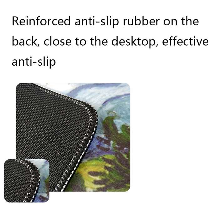 300x800x4mm Locked Am002 Large Oil Painting Desk Rubber Mouse Pad(Fisherman)