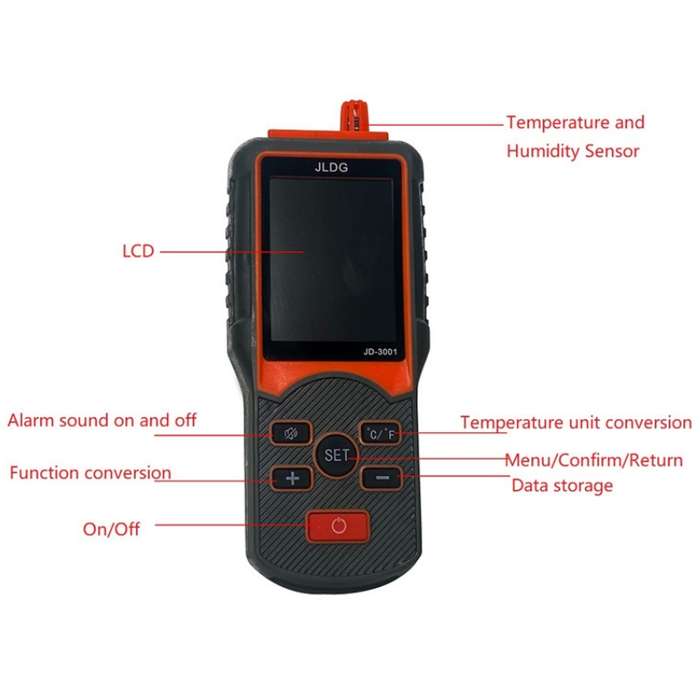 JLDG Home Lndustrial Lonizing Radiation Detector Geiger Counter(Carton Package)