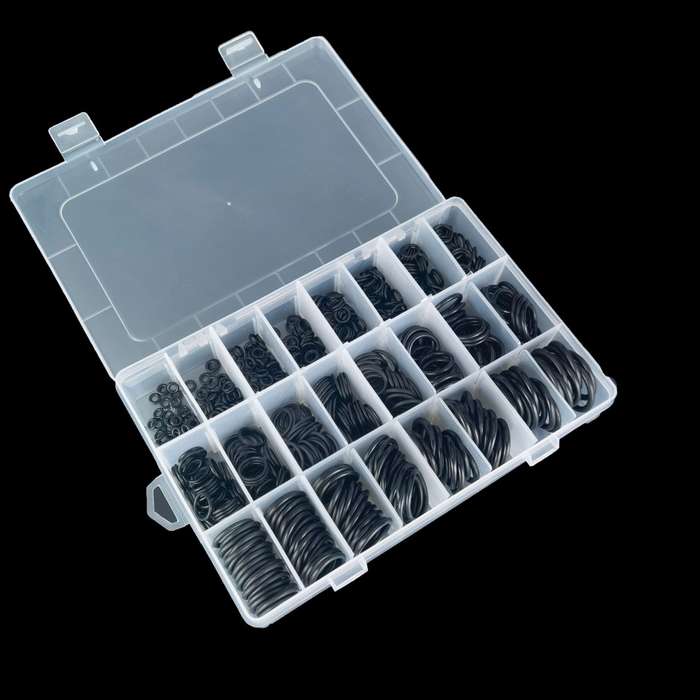 740 PCS / Box Rubber O-Ring Car Air Conditioning High Temperature Corrosion Resistant Sealing Ring