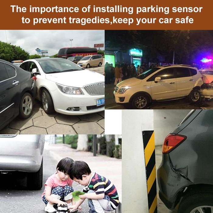 Wireless Radar with LED Display Automatic Alarm Reversing Assist(PZ314W)