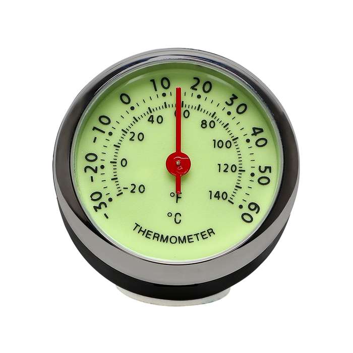 Car Night Light Thermometer Humidity Meter Mechanical Mini Ornament(Thermometer)