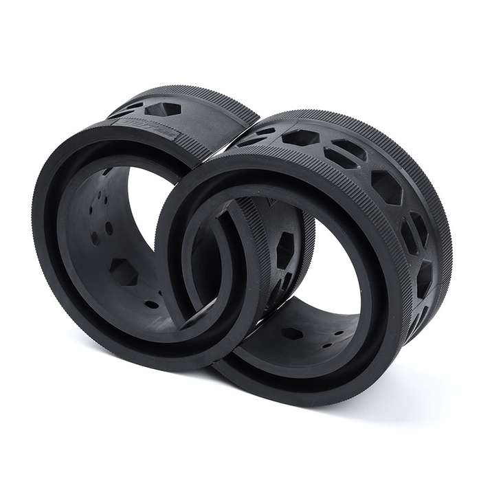 19 Holes Car Universal Buffer Rubber Spring Shock Absorber, Specification: E