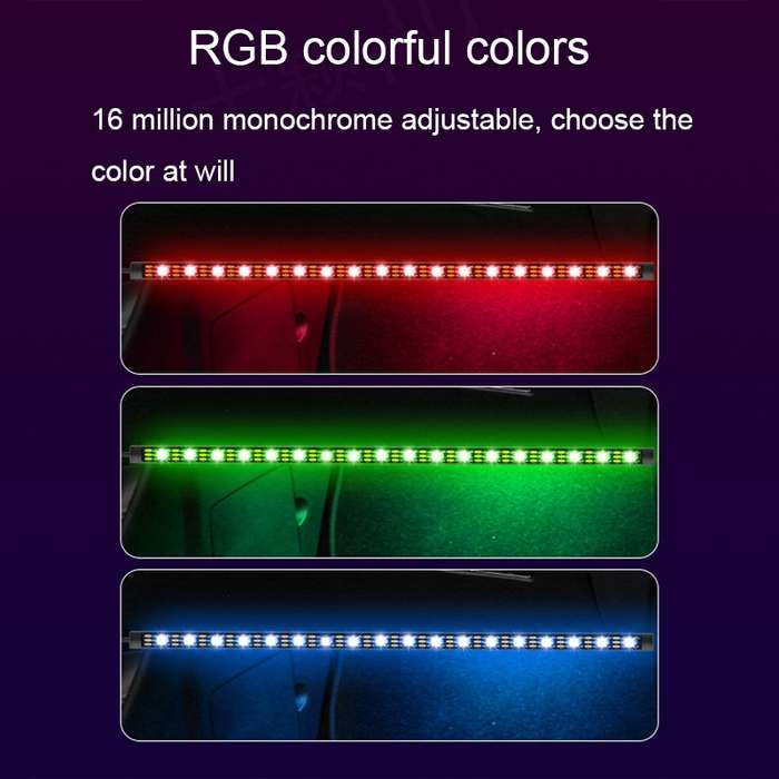 SKS-JZ-10 Symphony Car USB Foot Atmosphere Light(76 Lights)