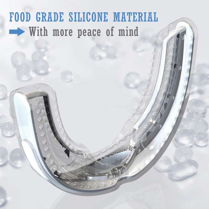 Sleeping Anti Snoring Mouth Guard Braces For Sleep Better Breath(White)
