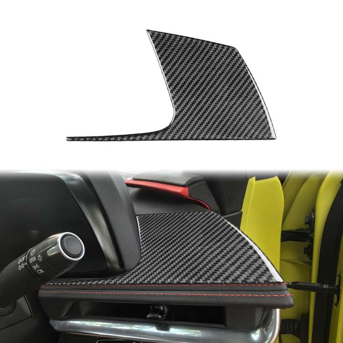 For Chevrolet Corvette C8 Right-Hand Drive Main Driver Side Decorative Stickers(Black)