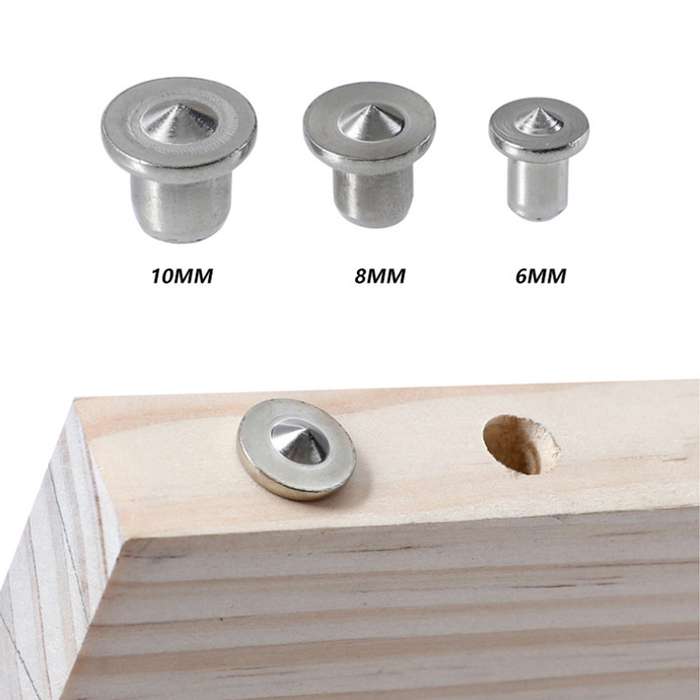 DIY Woodworking Hole Locator Self-Centering Marker, Model: Blue Drill Bit