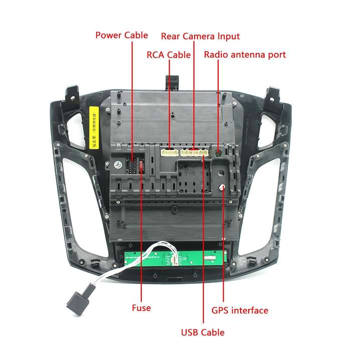 For Ford Focus 9.7 inch Android WiFi Car Integrated Machine, Style: Standard(2+64G)