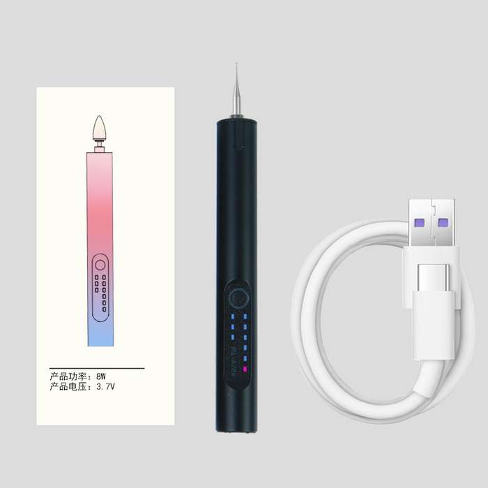 A288 Electric Grinding Machine Small Handheld Carving Pen, Style: Black