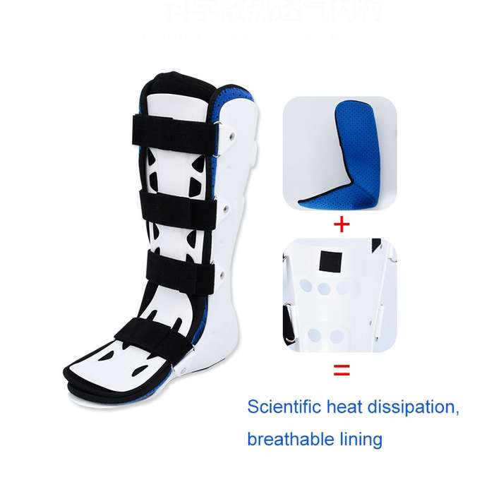 Calf Ankle Fracture Sprain Fixation Brace Plaster Shoe Foot Support Brace, Size: M Right(Short)