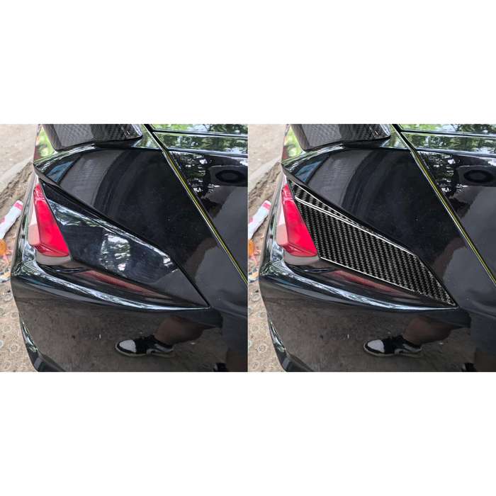 For Chevrolet Corvette C8 4pcs /Set Taillight Both Sides Decorative Stickers(Black)