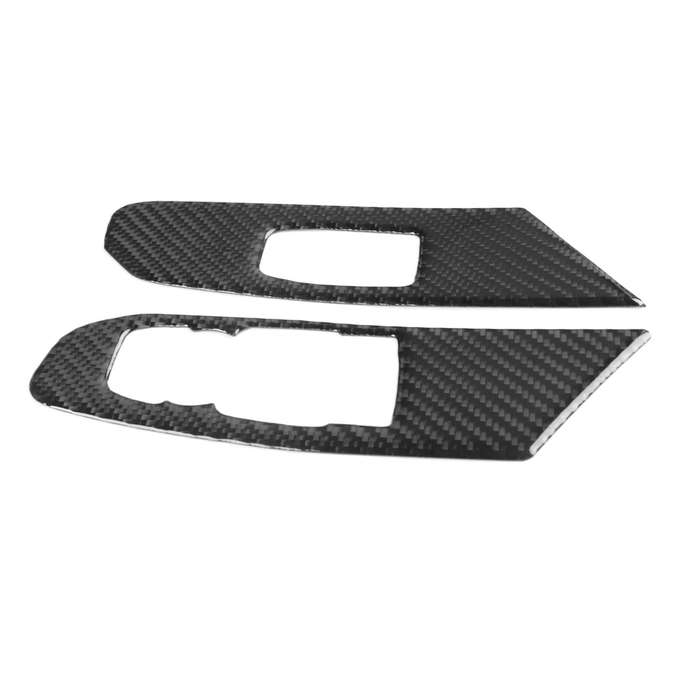 For Chevrolet Corvette C8 2pcs /Set Right-Hand Drive Lift Button Decorative Sticker(Black)
