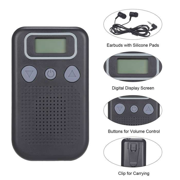 19A Hearing Aids Sound Amplifier Battery Powered In Ear Hearing Enhancement Device(Black)