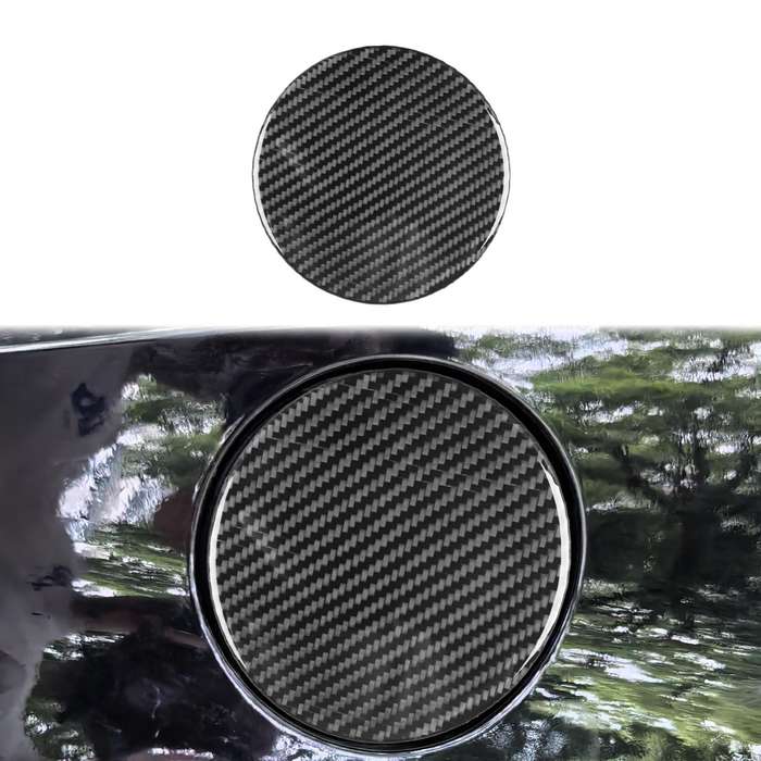 For Chevrolet Corvette C8 Fuel Tank Cover Decorative Stickers(Black)