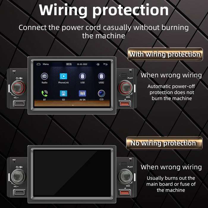 5 inch Bluetooth AUX Mobile Phone Interconnection USB Interface Car MP5(151W)