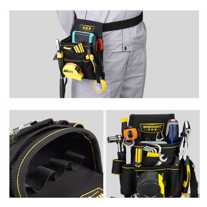 WINHUNT Thickened Canvas Multifunctional Hardware Tool Bag, Model: WH062