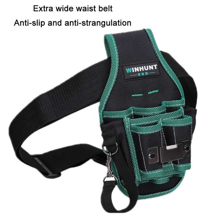 WINHUNT Multifunctional Canvas Electrician Tool Durable Storage Bag, Series: WH142