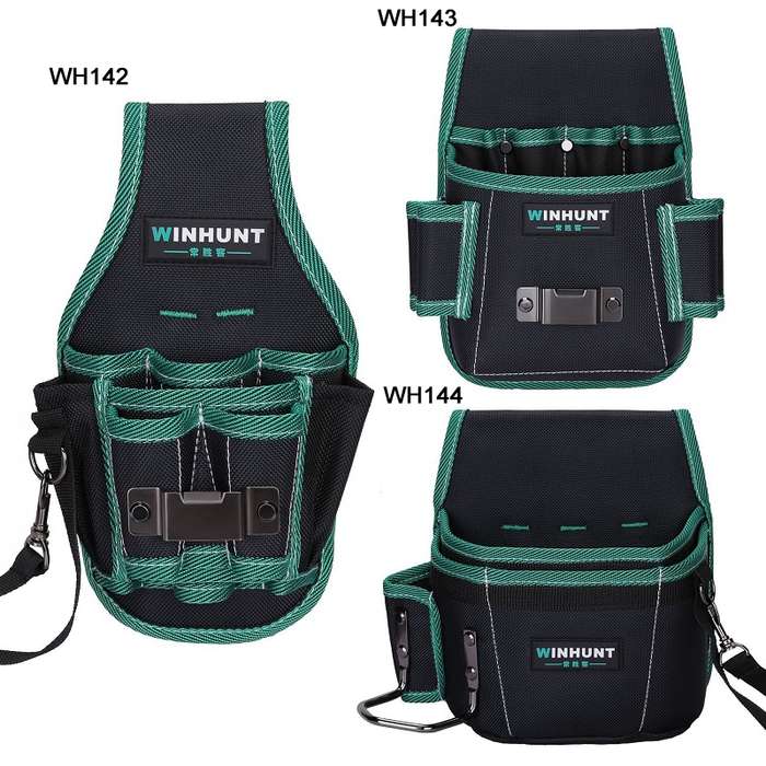WINHUNT Multifunctional Canvas Electrician Tool Durable Storage Bag, Series: WH143
